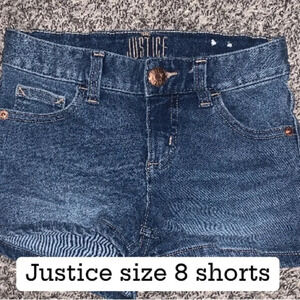 justice girls size 8 shorts